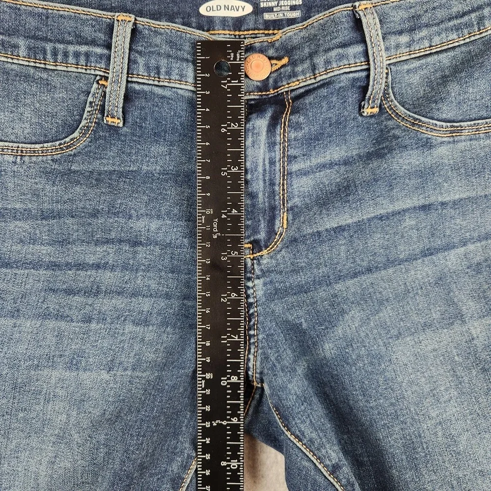 Old Navy Rockstar Super Skinny Jeggings Girl's‎ Youth 16 Dark Wash Stretch